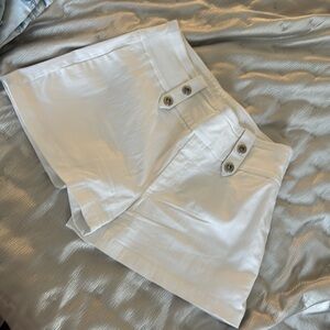 INC white sailor style shorts